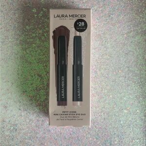 Laura Mercier Petit Caviar Stick Eye Duo - Deep Brown and Classic Black
